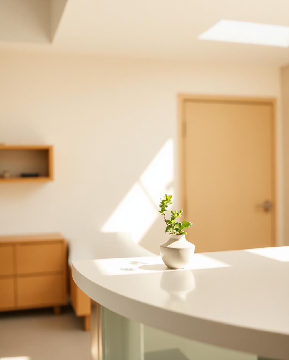 Morning at a dental reception desk